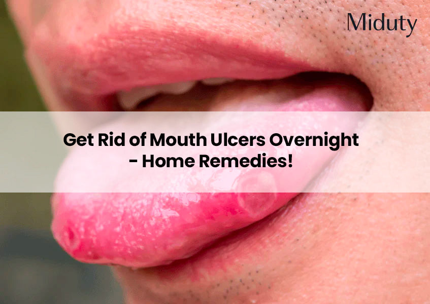 Get Rid of Mouth Ulcers Overnight - Home Remedies!