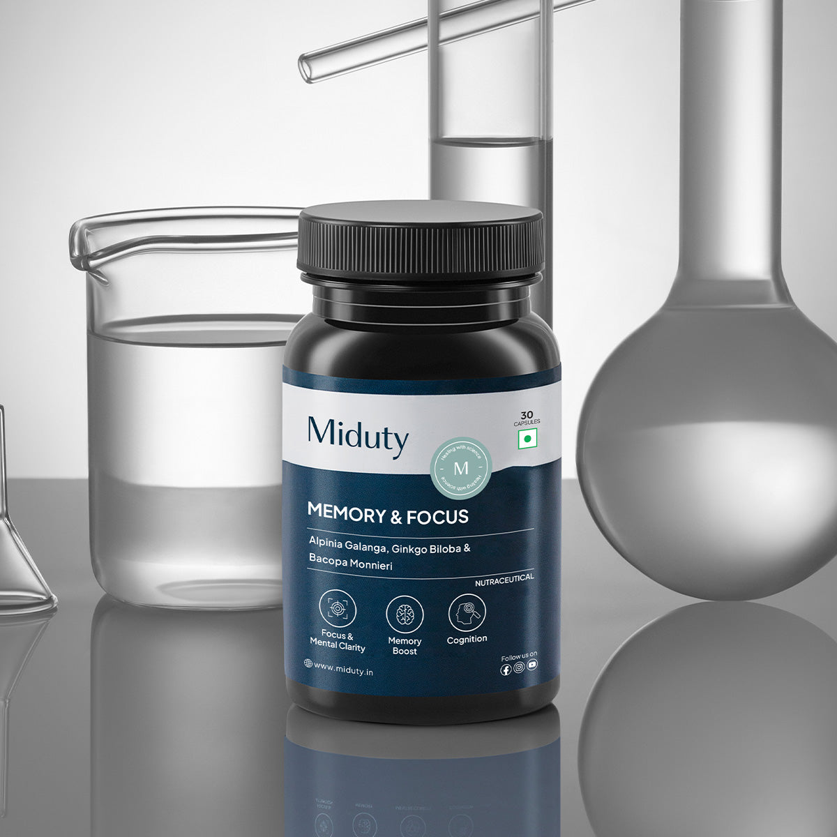 Memory and focus supplement | Memory and focus tablets - Miduty - Miduty